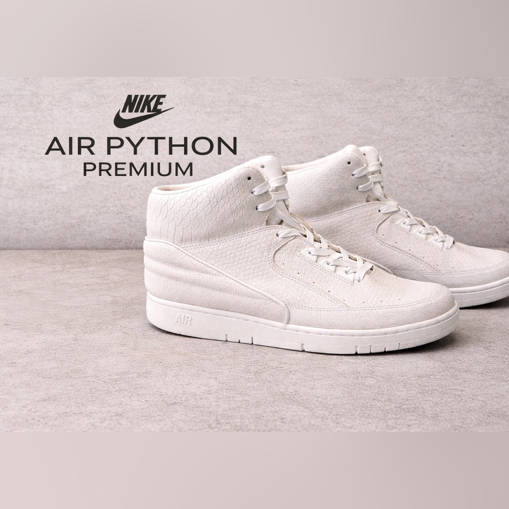 Nike Air Python Premium White Sneakers Atheleisure Streetwear Quiet Luxury